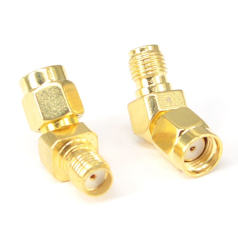 ADAPTADOR-CONECTOR DE 45º SMA RP MACHO O HEMBRA