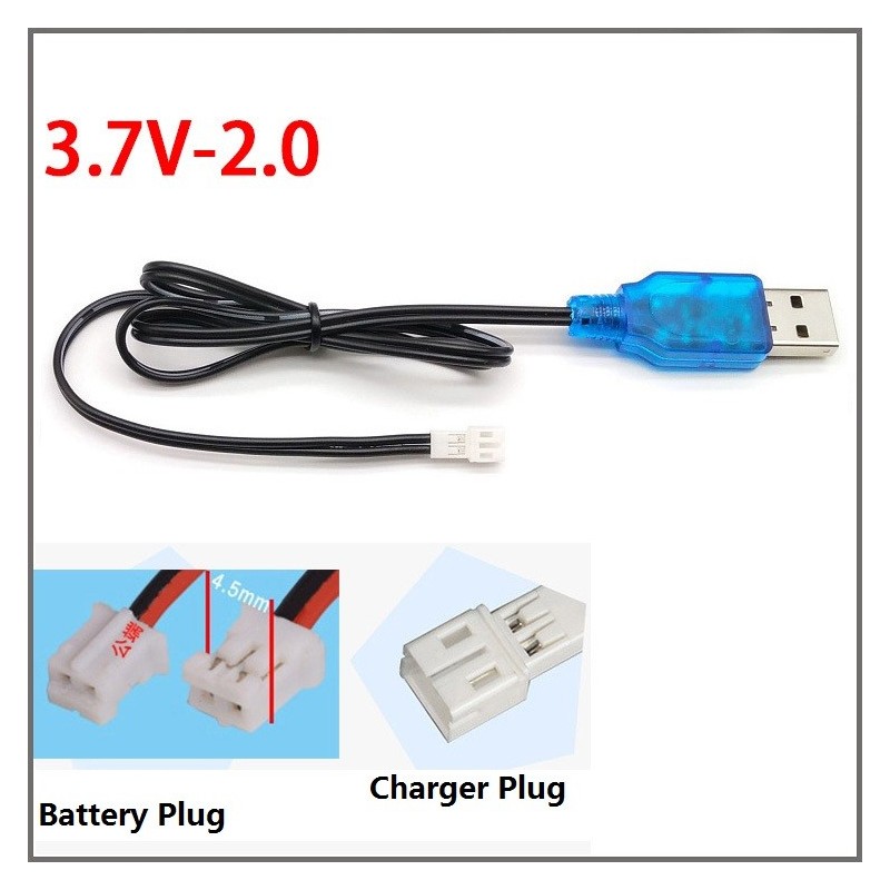 CARGADOR 3.7V PLUG 2.0