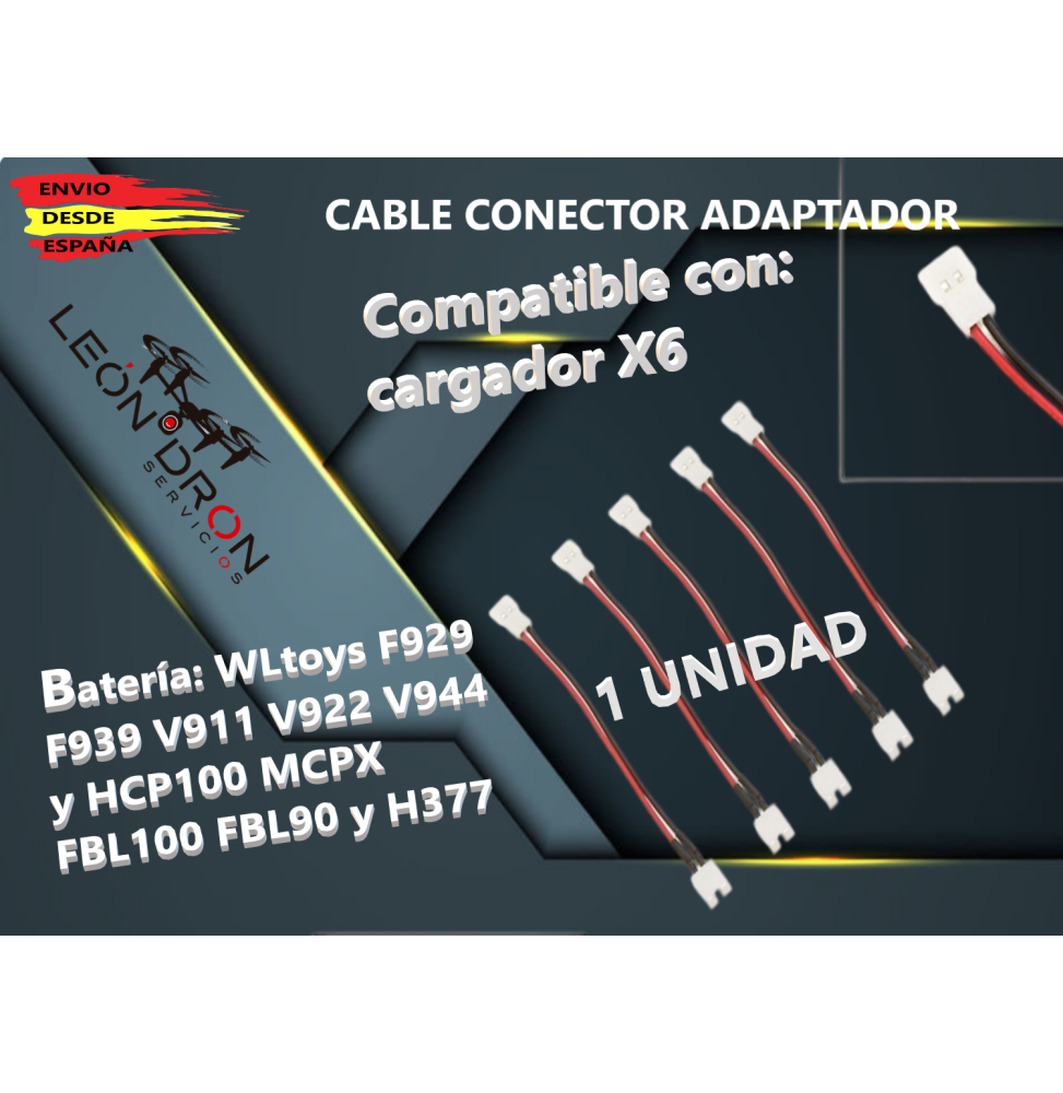 CABLE CONECTOR ADAPTADOR X6