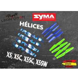 HÉLICES  SYMA X5, X5C, X5SC, X5SW