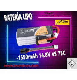 BATERÍA 4S TATTU 14.8V 1550mAh 75C