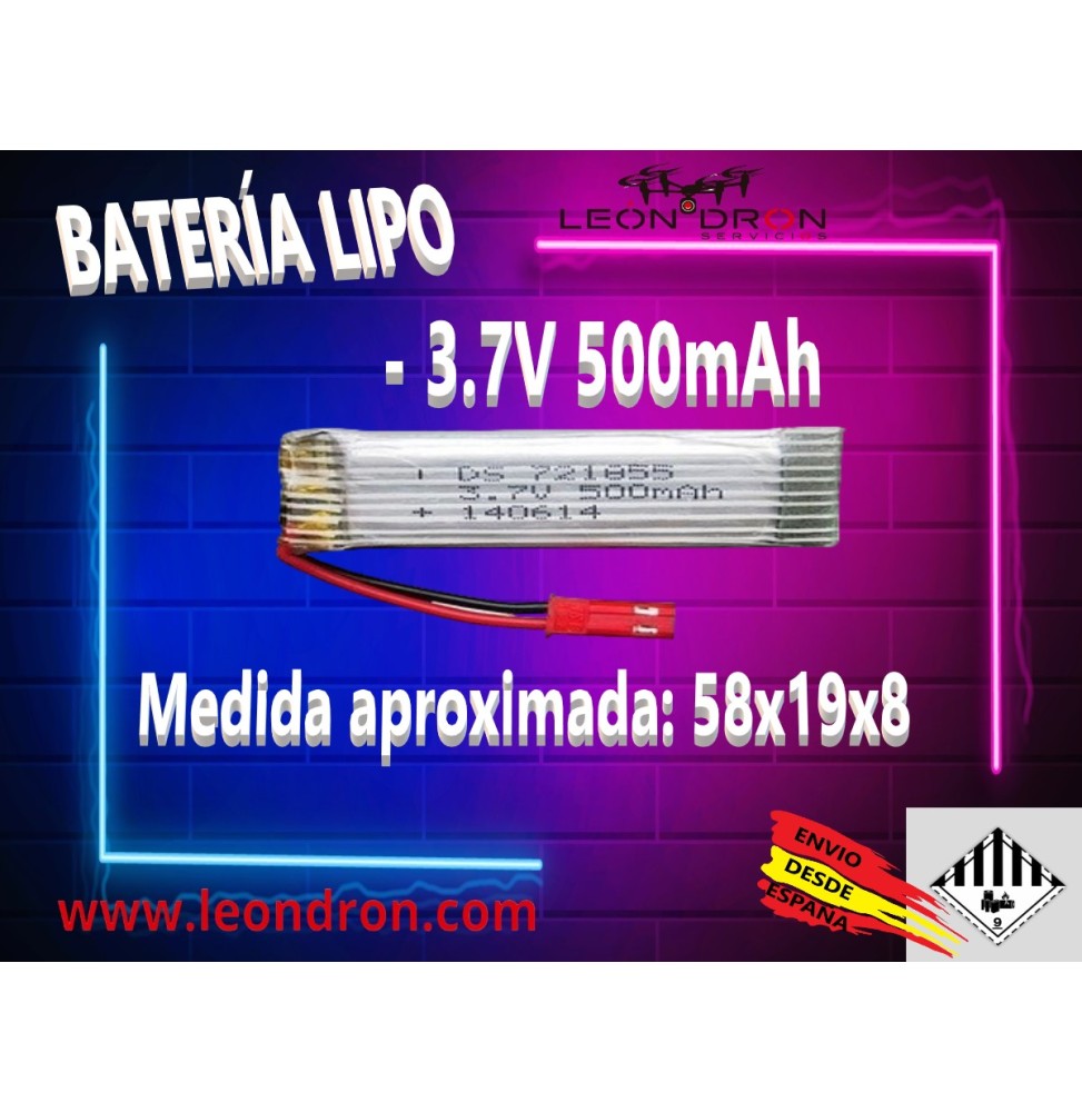 BATERÍA 3.7V 500mAh