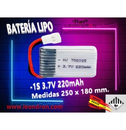 BATERÍA 3.7V 220mAh