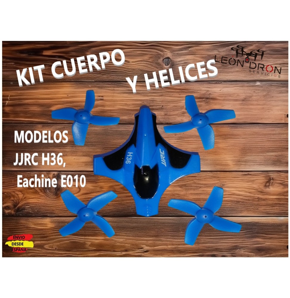 KIT CUERPO Y HELICES PARA JJRC H36, Eachine E010