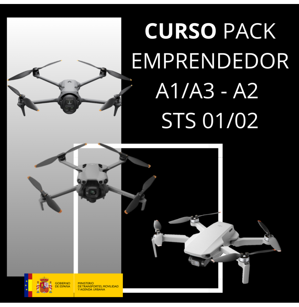 Curso PACK EMPRENDEDOR PILOTO PROFESIONAL AESA